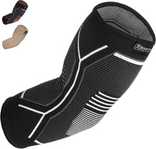 Load image into Gallery viewer, Kunto Fitness Elbow Brace Compression Support Sleeve
